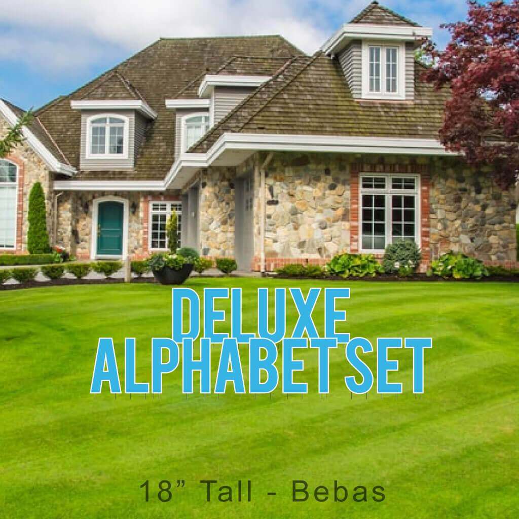 18" Bebas Solid Color Deluxe Alphabet Set - 130 pcs - Image 13