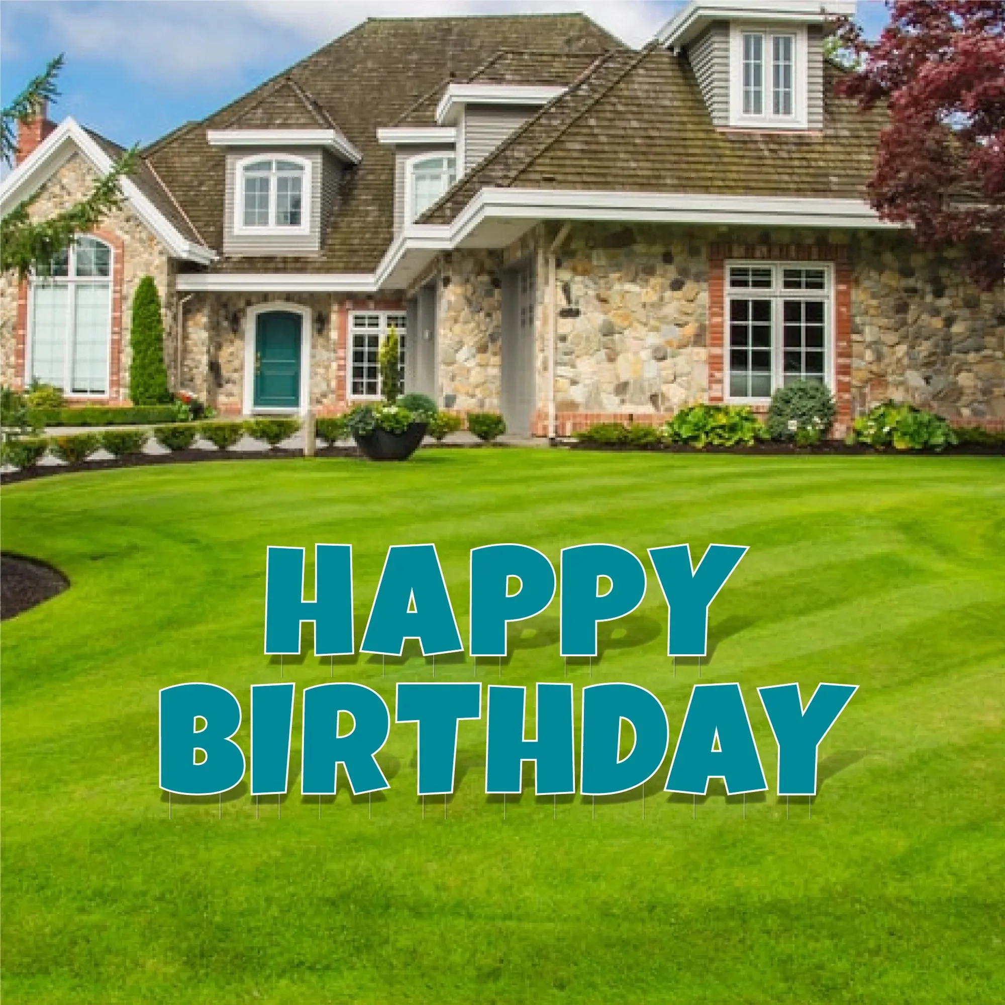 18" 'Luckiest Guy' Happy Birthday | Solid Color - 13 pc Set - Image 9