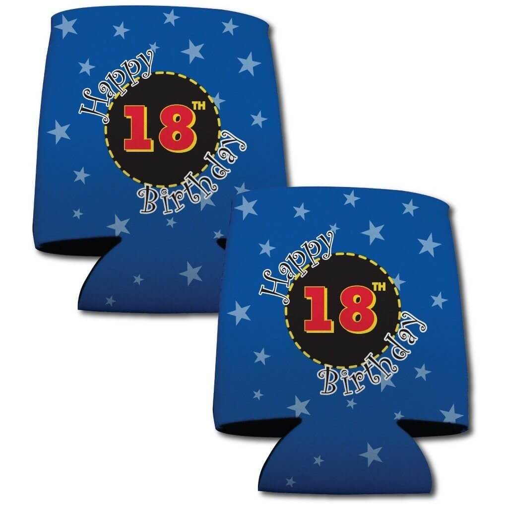 18th Birthday Party Can Cooler Set - Image 2