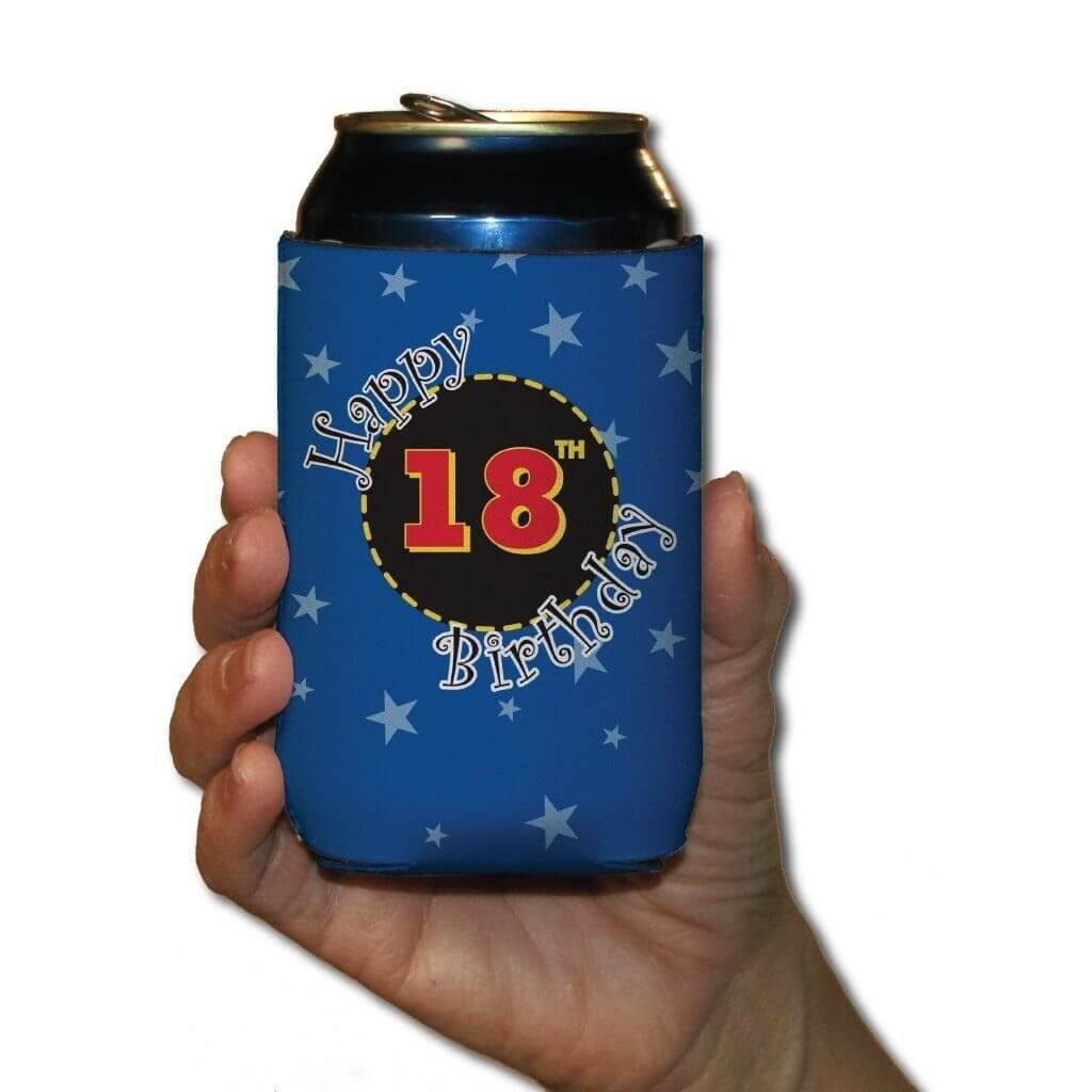 18th Birthday Party Can Cooler Set - Image 3