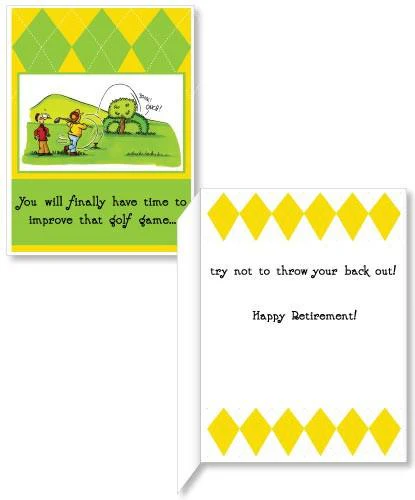 Retirement Golf Greeting Card - Image 2