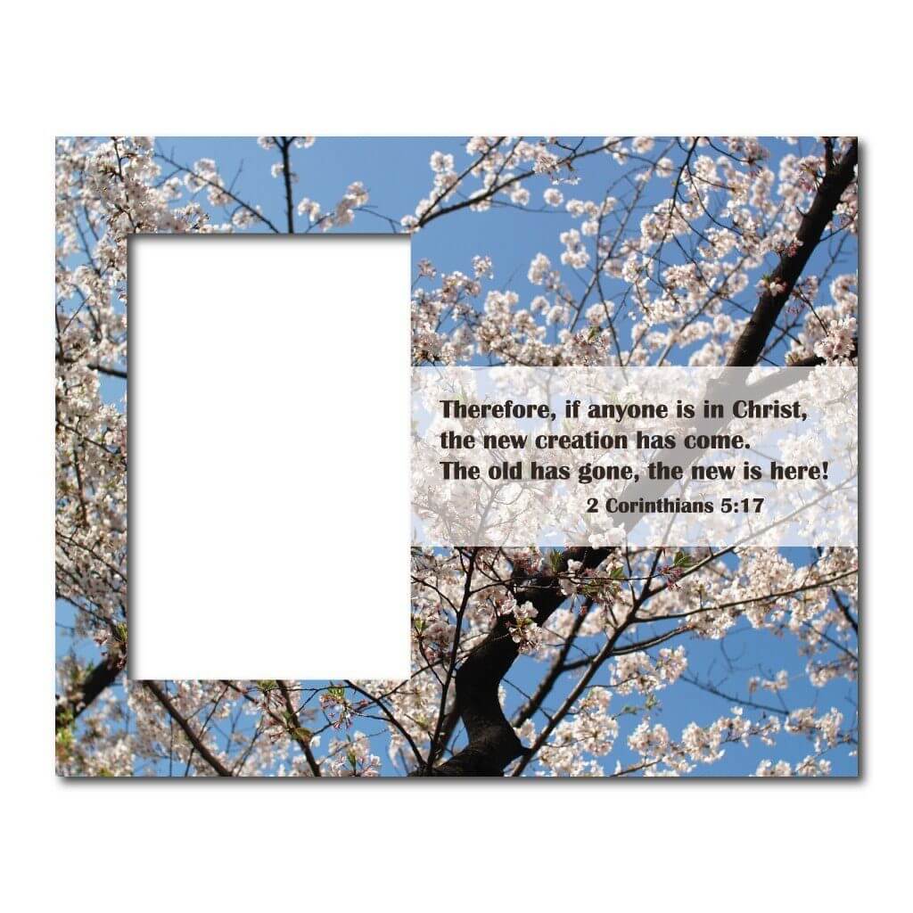 2 Corinthians 5:17 Decorative Picture Frame - Image 2