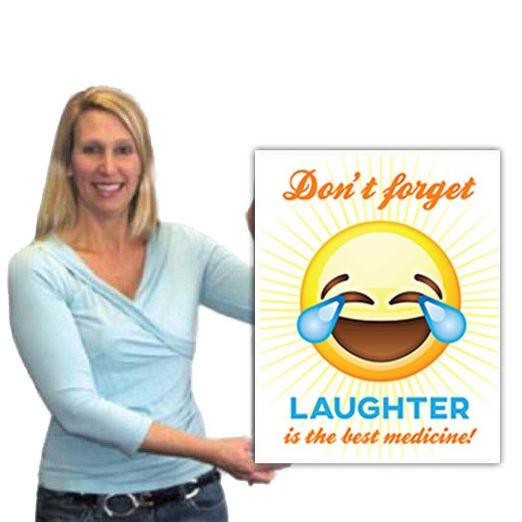 2' Giant Custom Laughter is the Best Medicine Greeting Card