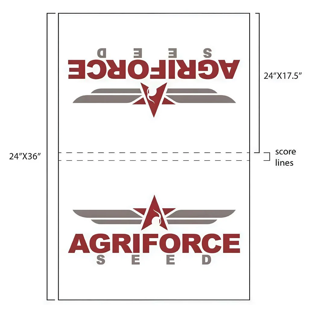 2' x 3' White Field Plot Signs - Image 3