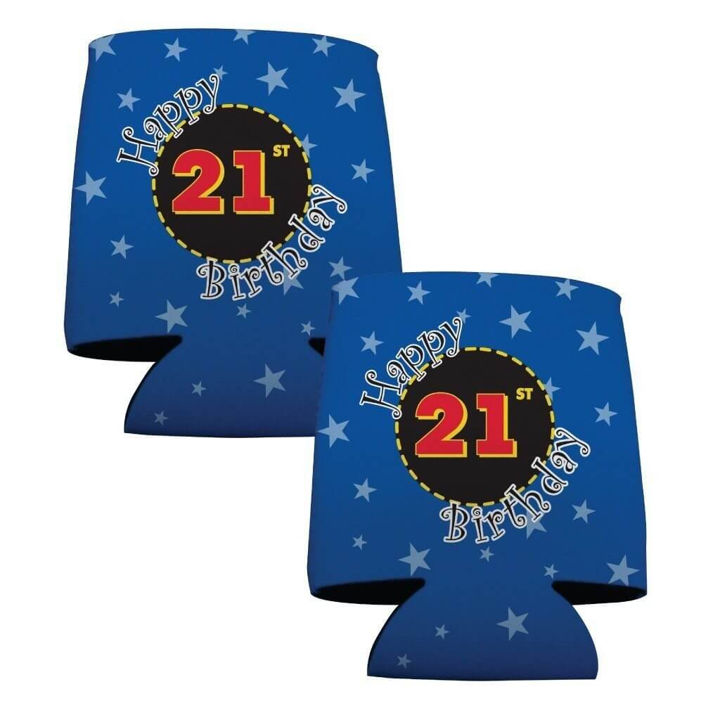 21st Birthday Party Can Cooler Set - Image 2