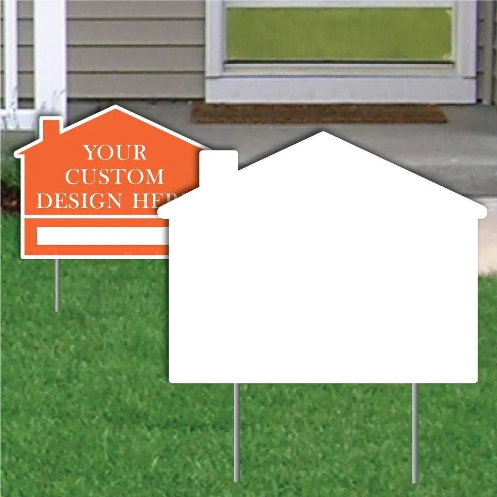 22" House Corrugated Plastic Yard Sign Blank - Image 5