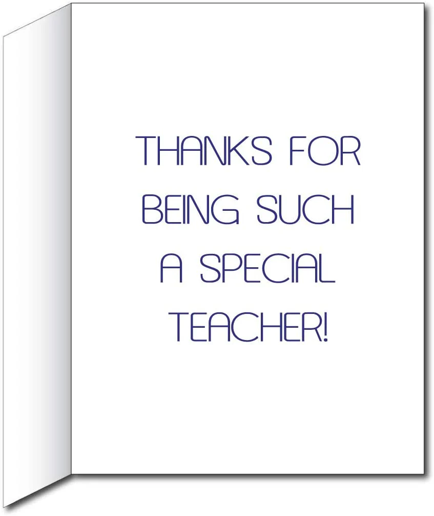 2'x 3' Giant Teacher Thank You Card - Image 3