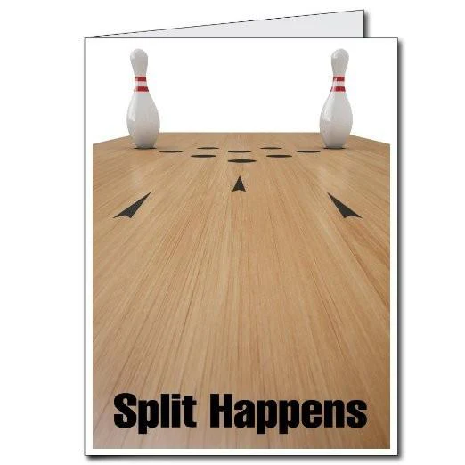 3' Giant Bowling Birthday Greeting Card - Image 2