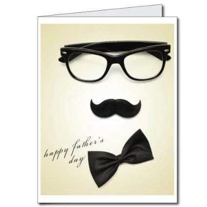 3' Giant Mustache Father's Day Greeting Card - Image 2