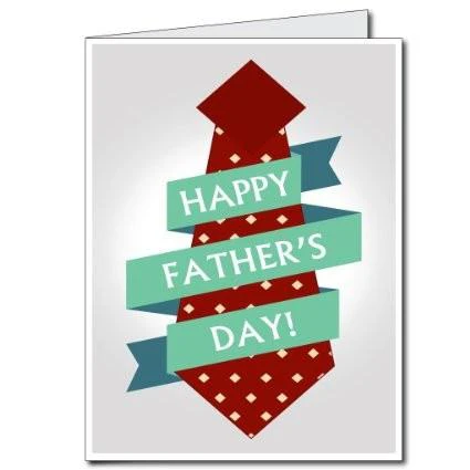 3' Giant Tie Father's Day Greeting Card - Image 2