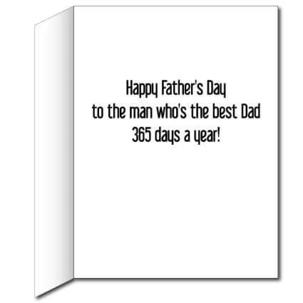 3' Giant Tie Father's Day Greeting Card - Image 3
