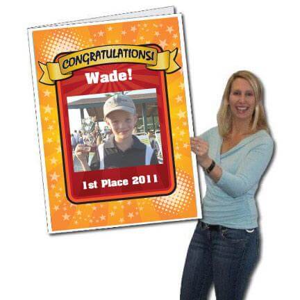 Custom Giant Congratulations Greeting Card