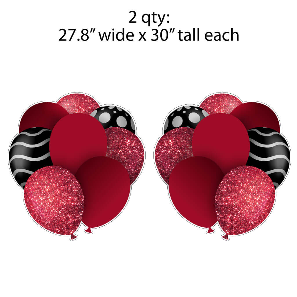 30" Balloon Bouquet Flair Set of 2 Signs for Yard Card Business - Image 11