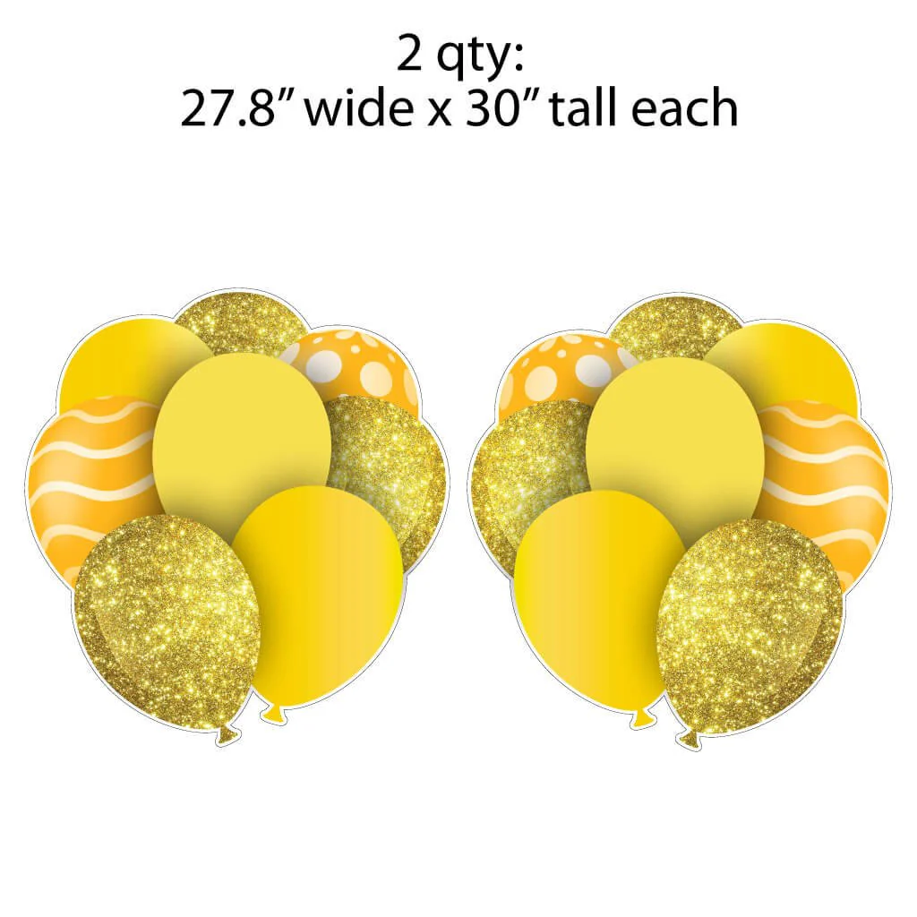 30" Balloon Bouquet Flair Set of 2 Signs for Yard Card Business - Image 27