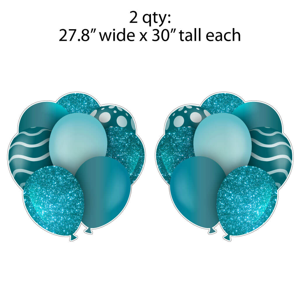 30" Balloon Bouquet Flair Set of 2 Signs for Yard Card Business - Image 5