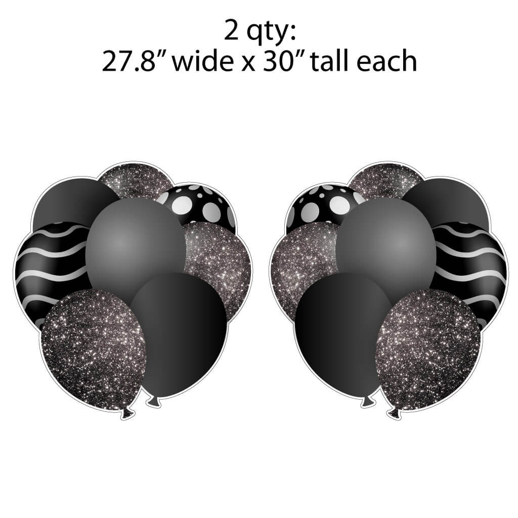 30" Balloon Bouquet Flair Set of 2 Signs for Yard Card Business - Image 9