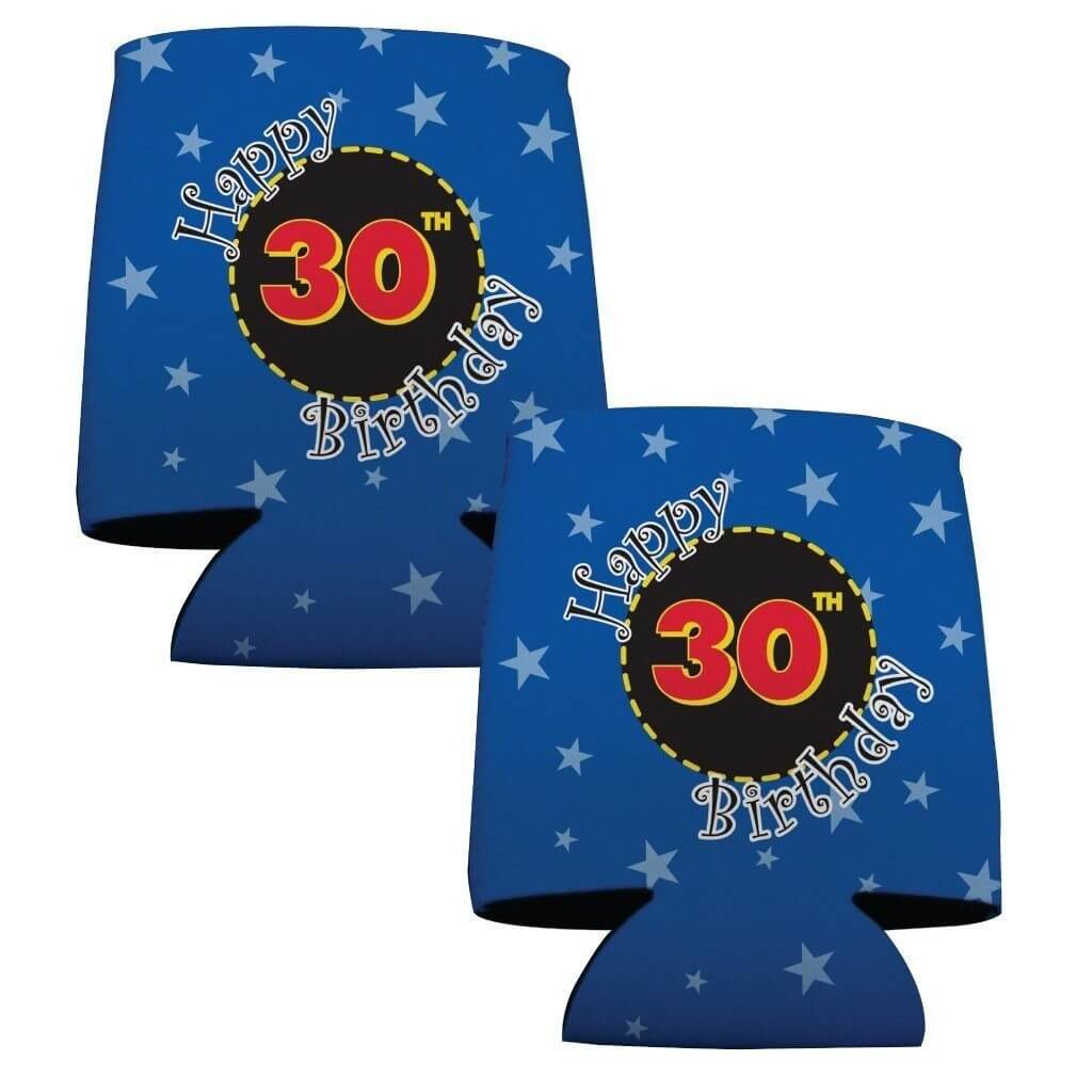 30th Birthday Party Can Cooler Set - Image 2