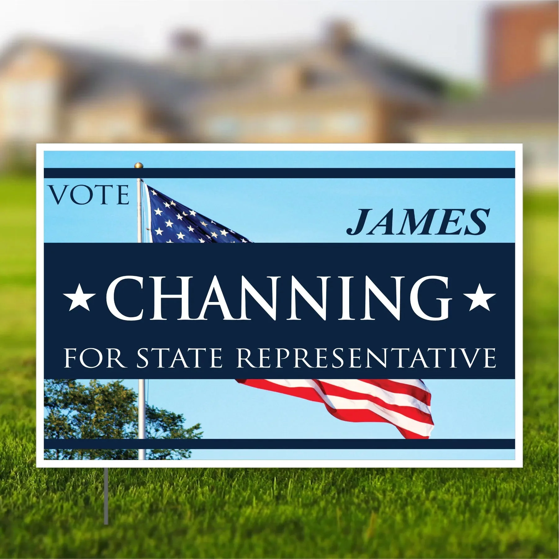 32"x48" Custom Political Road Sign - Image 7