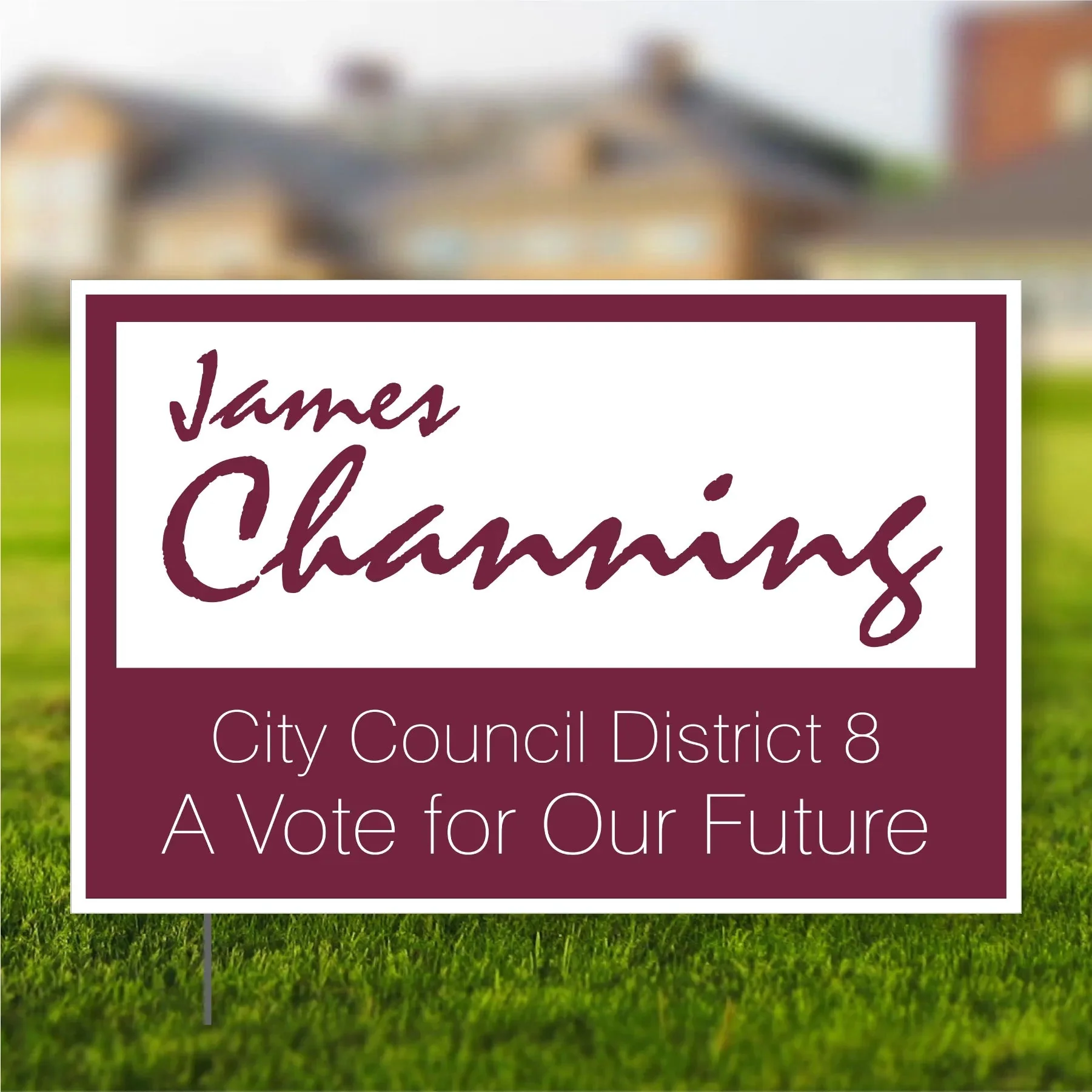 32"x48" Custom Political Road Sign - Image 8