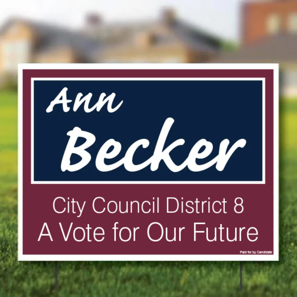3'x4' Custom Political Road Sign - Image 3