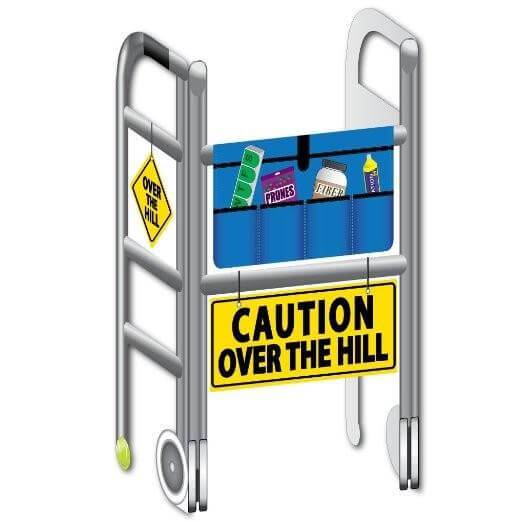 4' Giant Walker 60th Birthday Greeting Card - Image 5