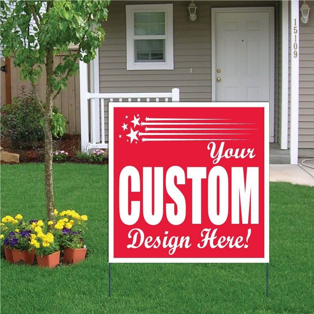 4'x4' Custom Foldable Road Signs