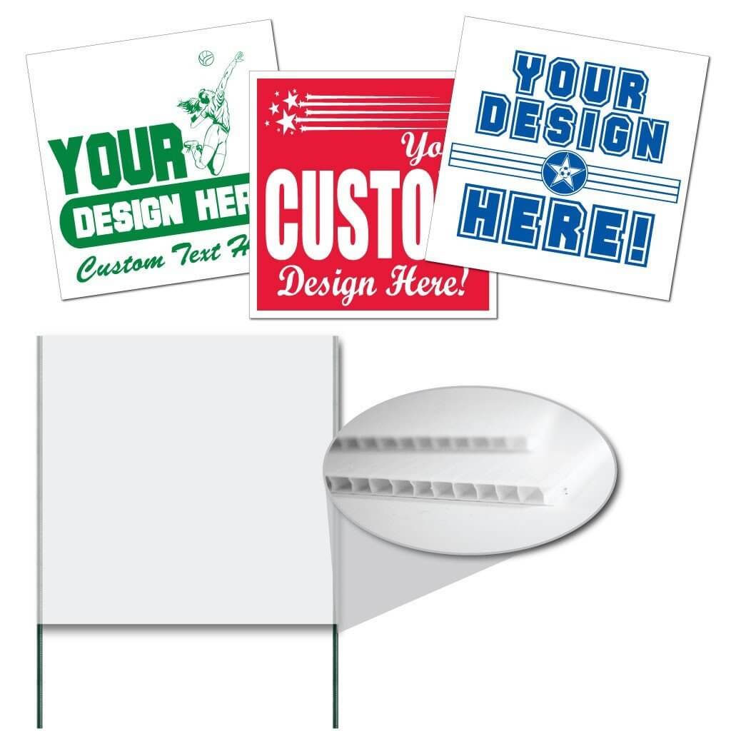 4'x4' Union Label Road Signs, One Color - Image 3