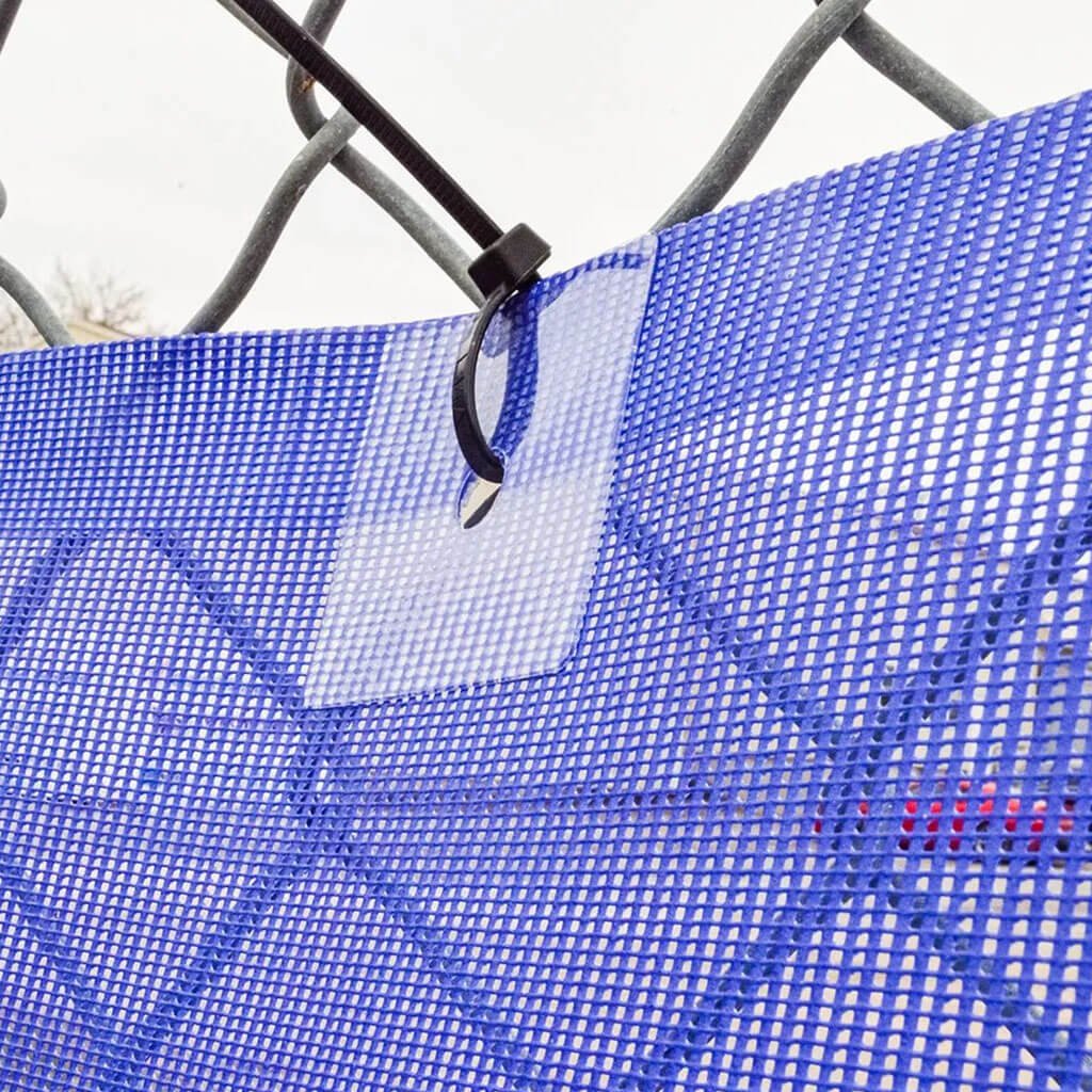5'x100' Custom Logo Mesh Fence Wrap - Image 8