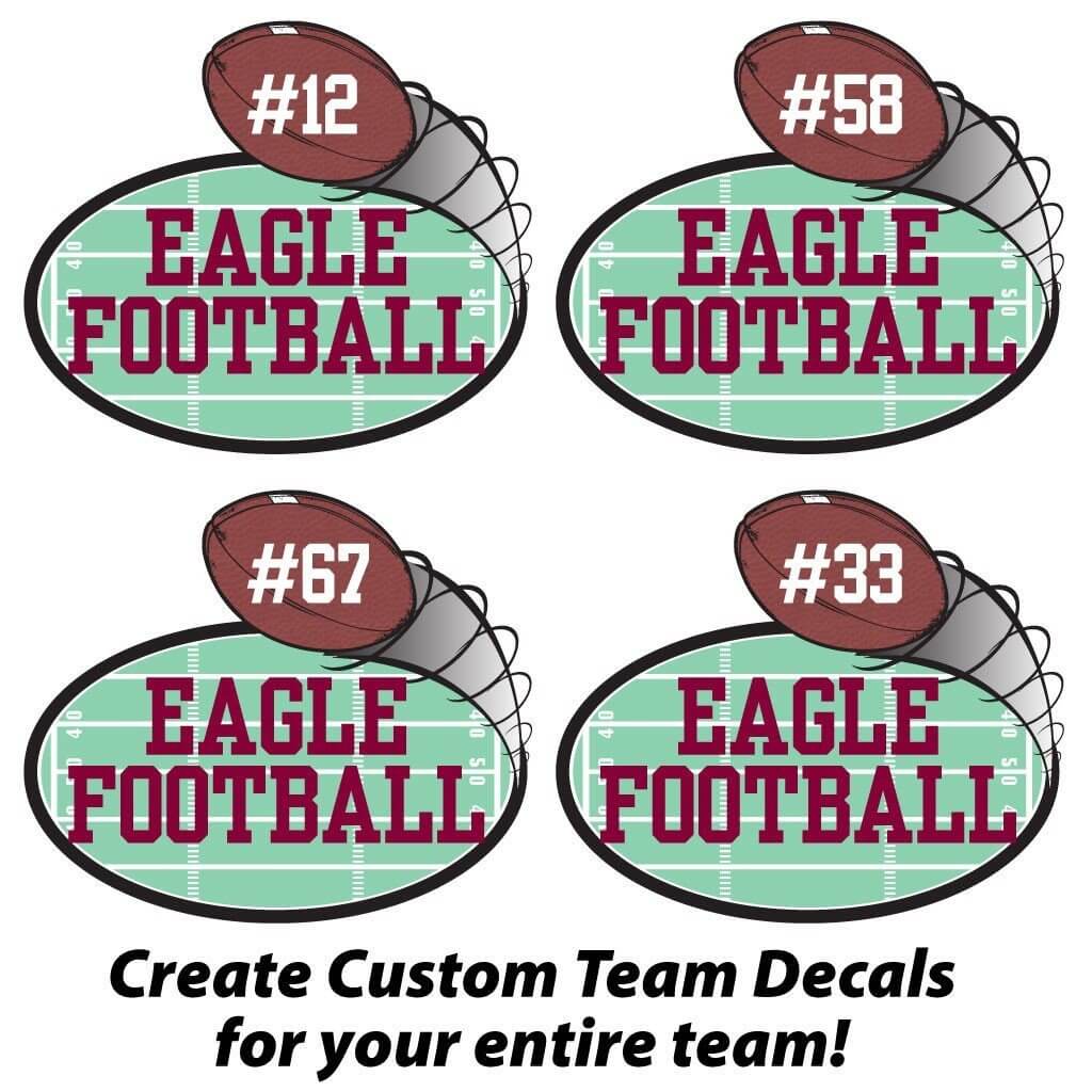 6" Custom Window Decals for Teams - Image 4
