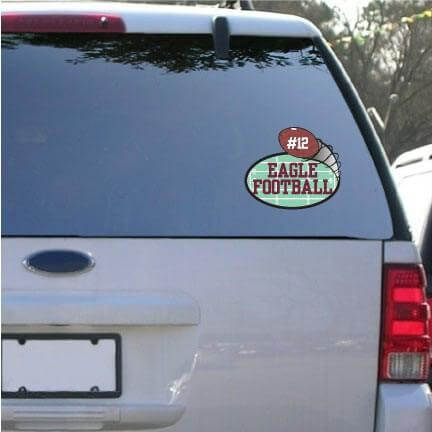 6" Custom Window Decals for Teams - Image 9