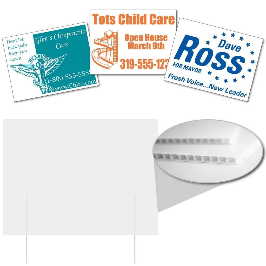 9"x12" Custom Yard Signs - Image 2