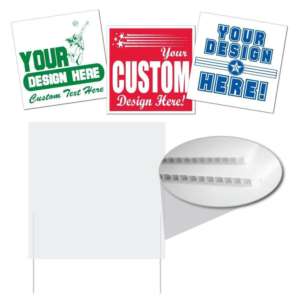 9"x9" Custom Yard Signs - Image 2