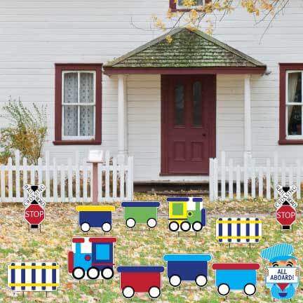 All Aboard Yard Cards 12 pcs