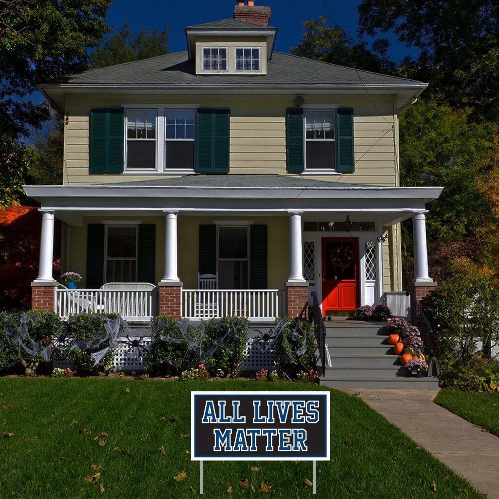 12"x24" All Lives Matter Yard Sign Yard Sign