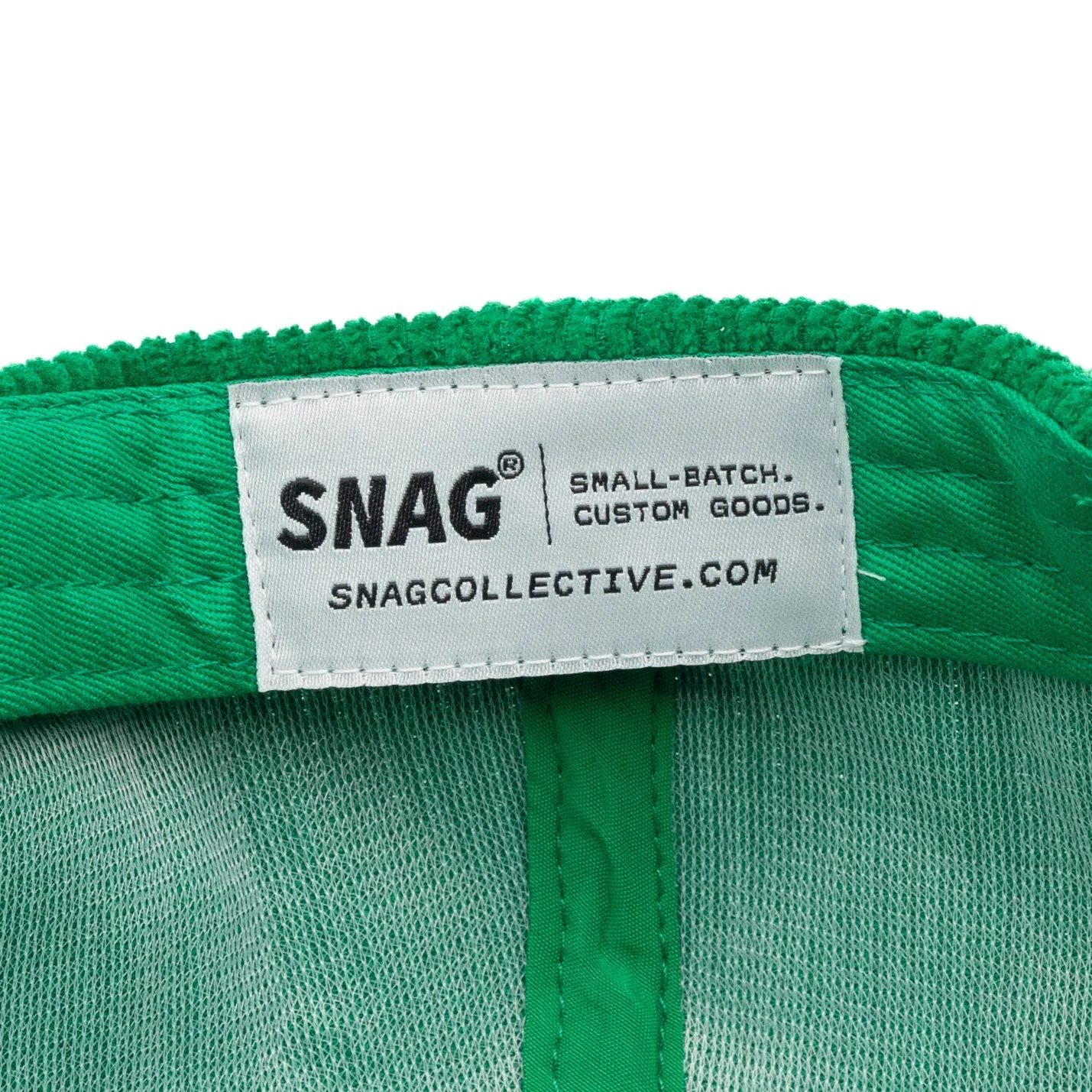 Amateur Leprechaun Sketch - Jade Green Corduroy Hat - Image 5