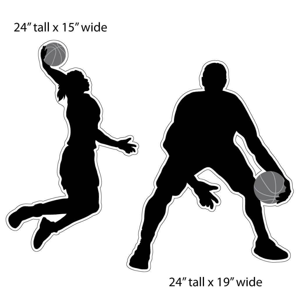 Athlete Silhouette Yard Decoration Accessory Set 22 pc - Image 12