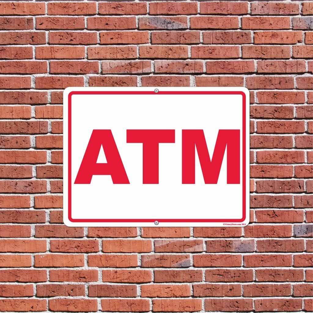 ATM Sign or Sticker - Image 9