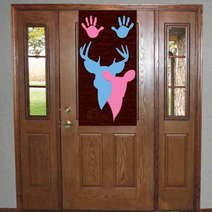 Buck Or Doe Baby Shower Door Banner - Image 3