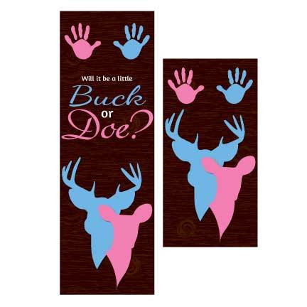 Buck Or Doe Baby Shower Door Banner - Image 4