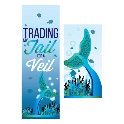 Trading My Tail For The Veil Bachelorette Door Banner - Image 3