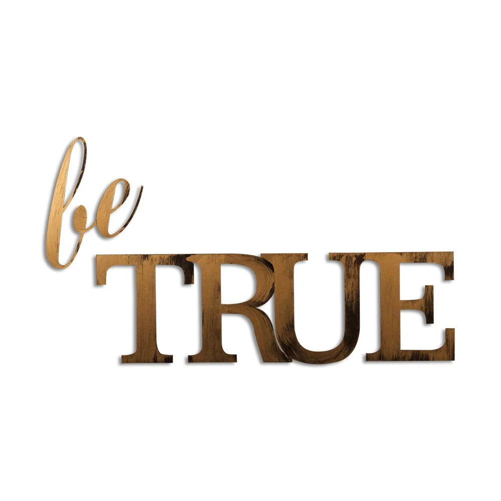 be TRUE Hand Painted Wall Decoration - Image 2