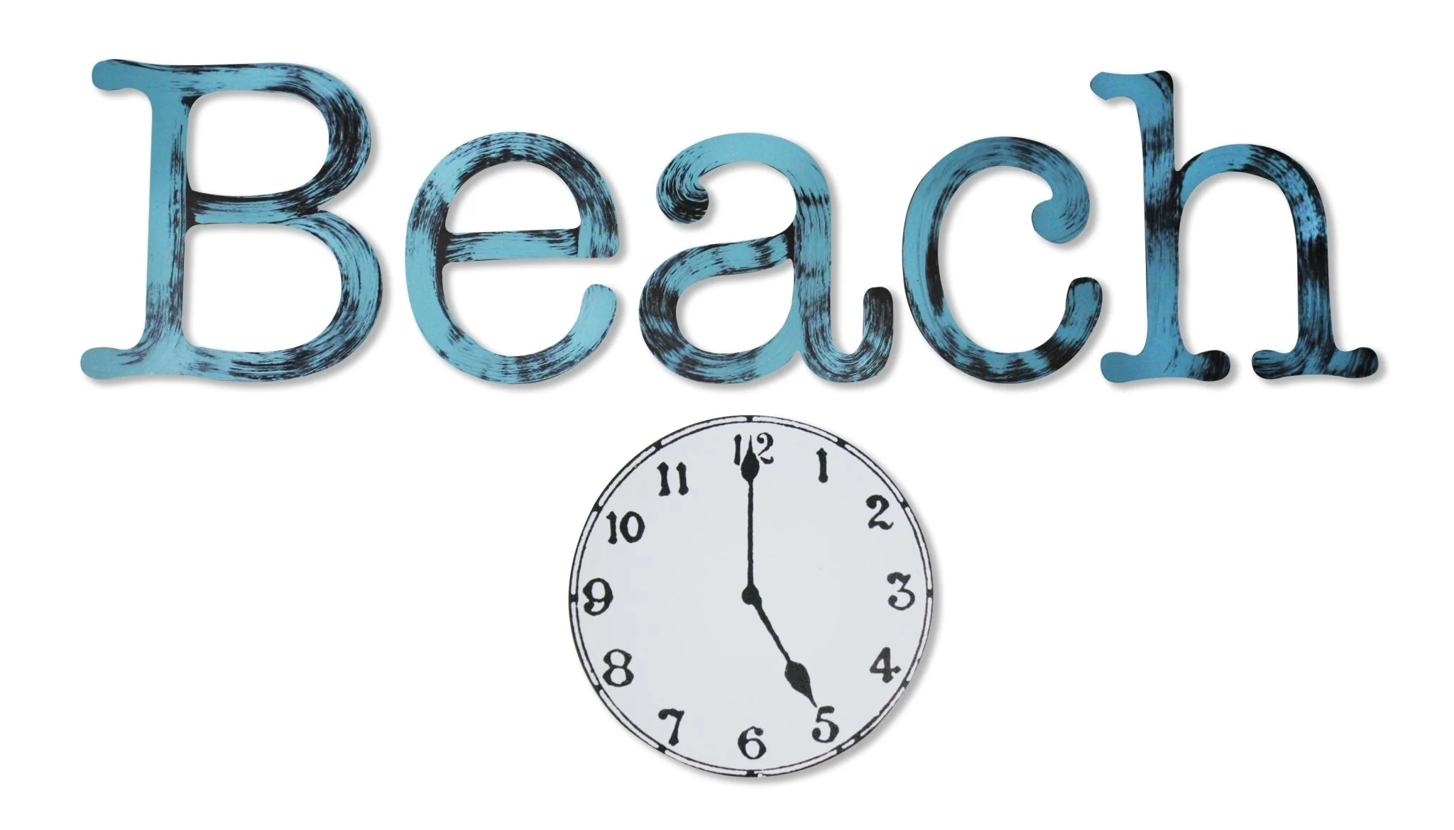 Beach Time Hand Painted Wall Decoration - Image 3