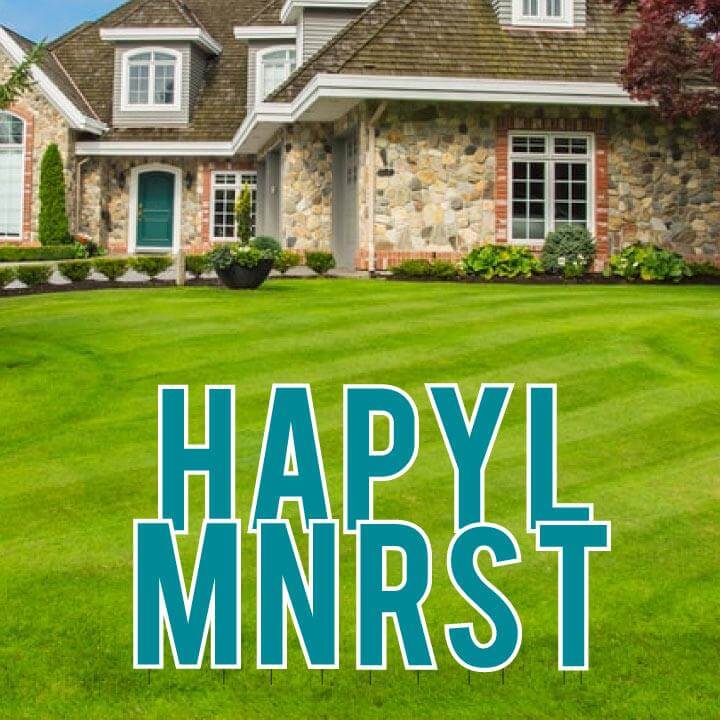 Bebas 18" Solid Color Common Yard Letters Set - Image 12