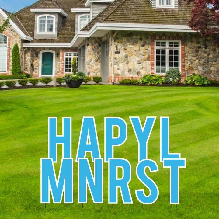 Bebas 18" Solid Color Common Yard Letters Set - Image 13