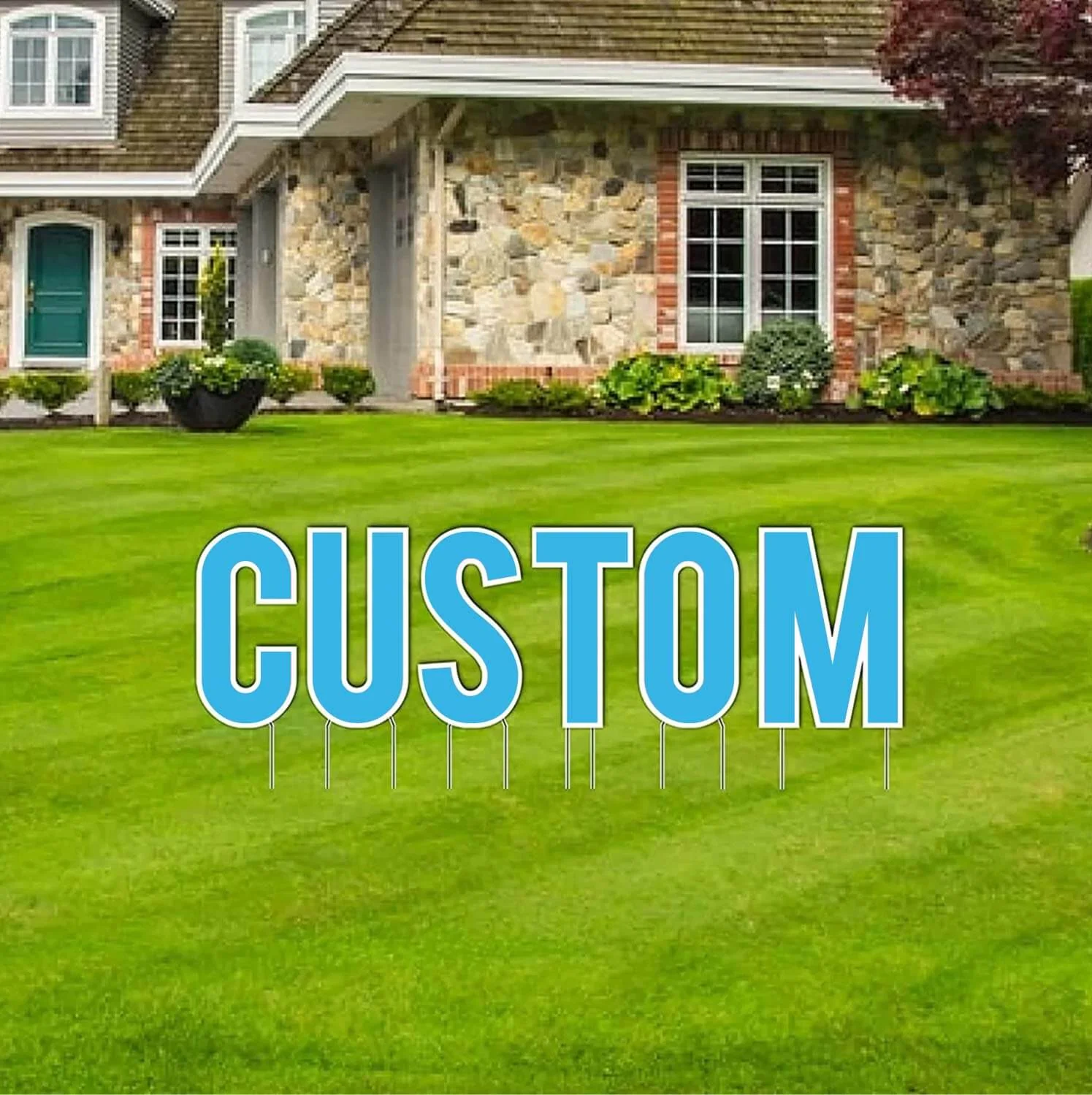 Custom Yard Letters | Bebas | Solid Fill - Image 13