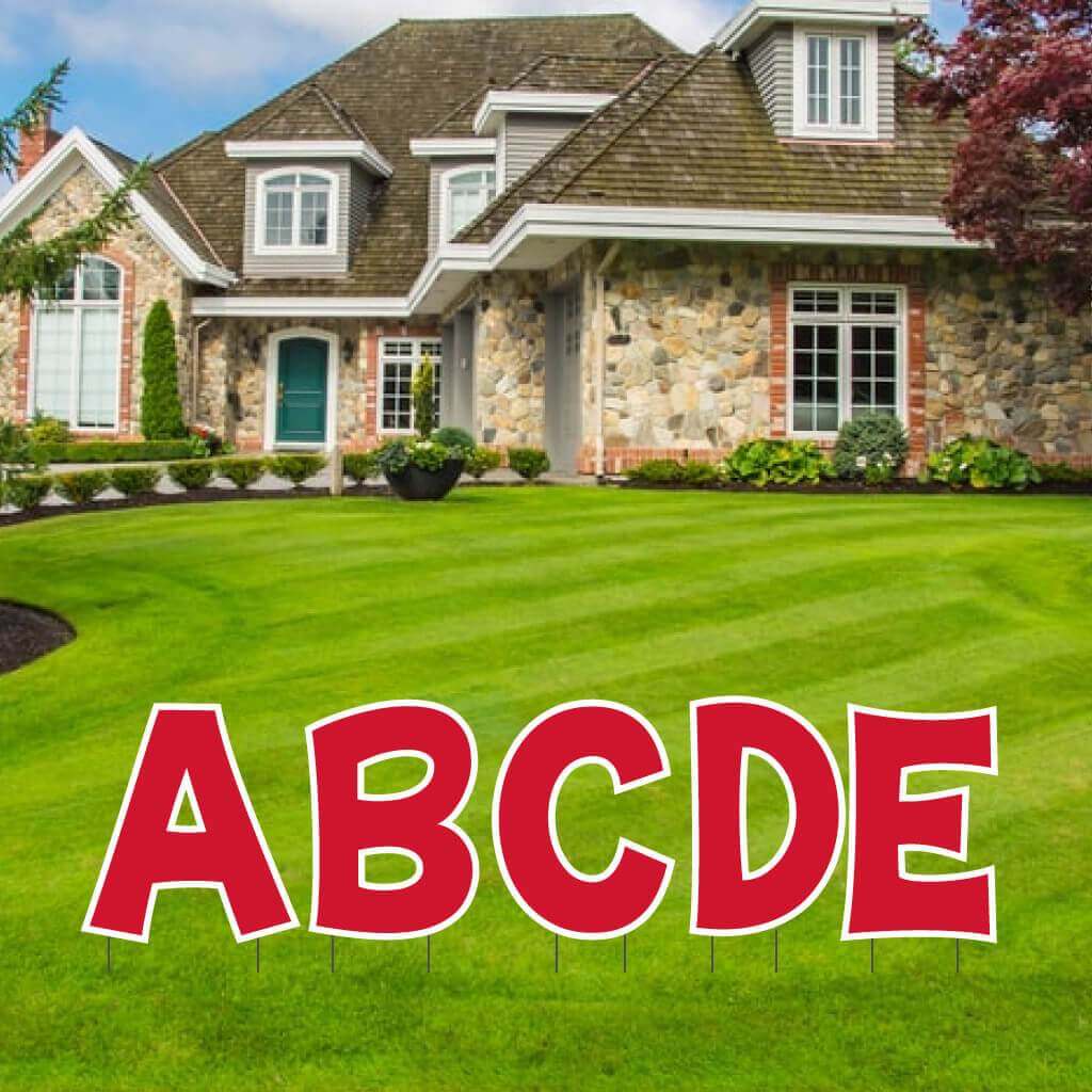 18" KG The Last Time Solid Color Alphabet Yard Letter Set - 26 pcs - Image 11