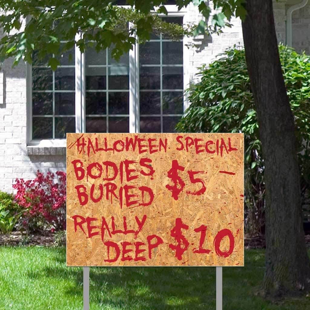 Bloody Halloween Yard Signs - Image 2