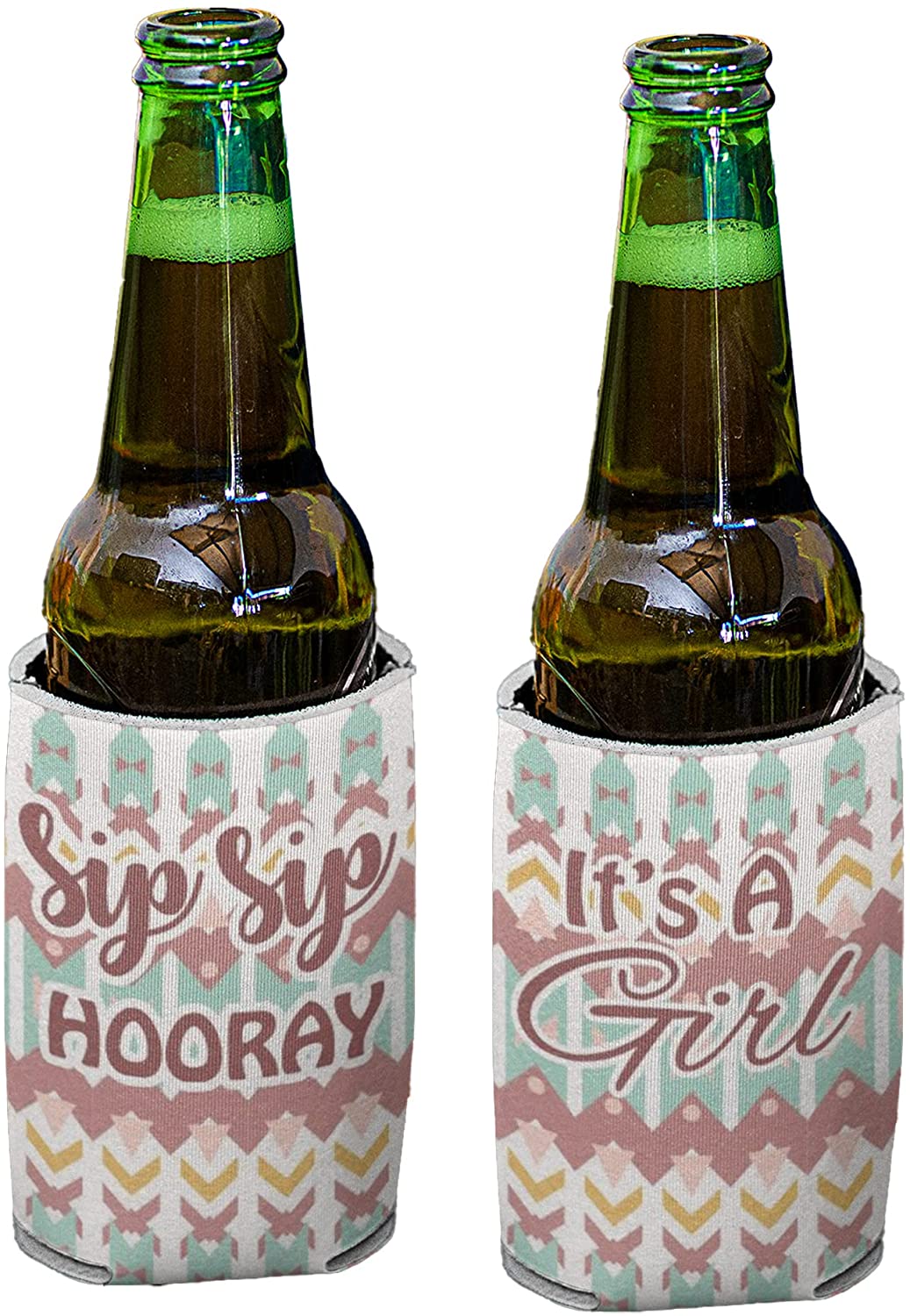 Boho Baby Girl Shower Can Coolers Pack - Image 2