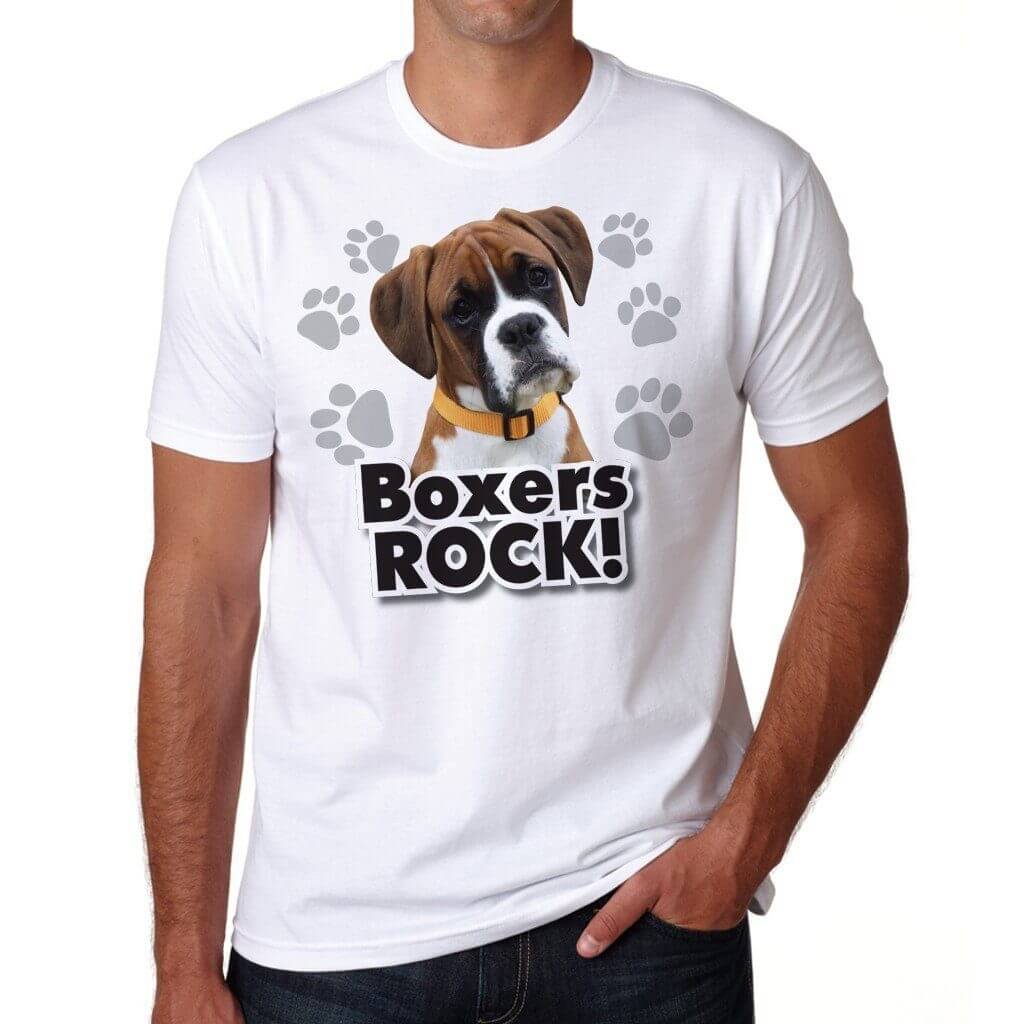 Boxers Rock! White T-Shirt
