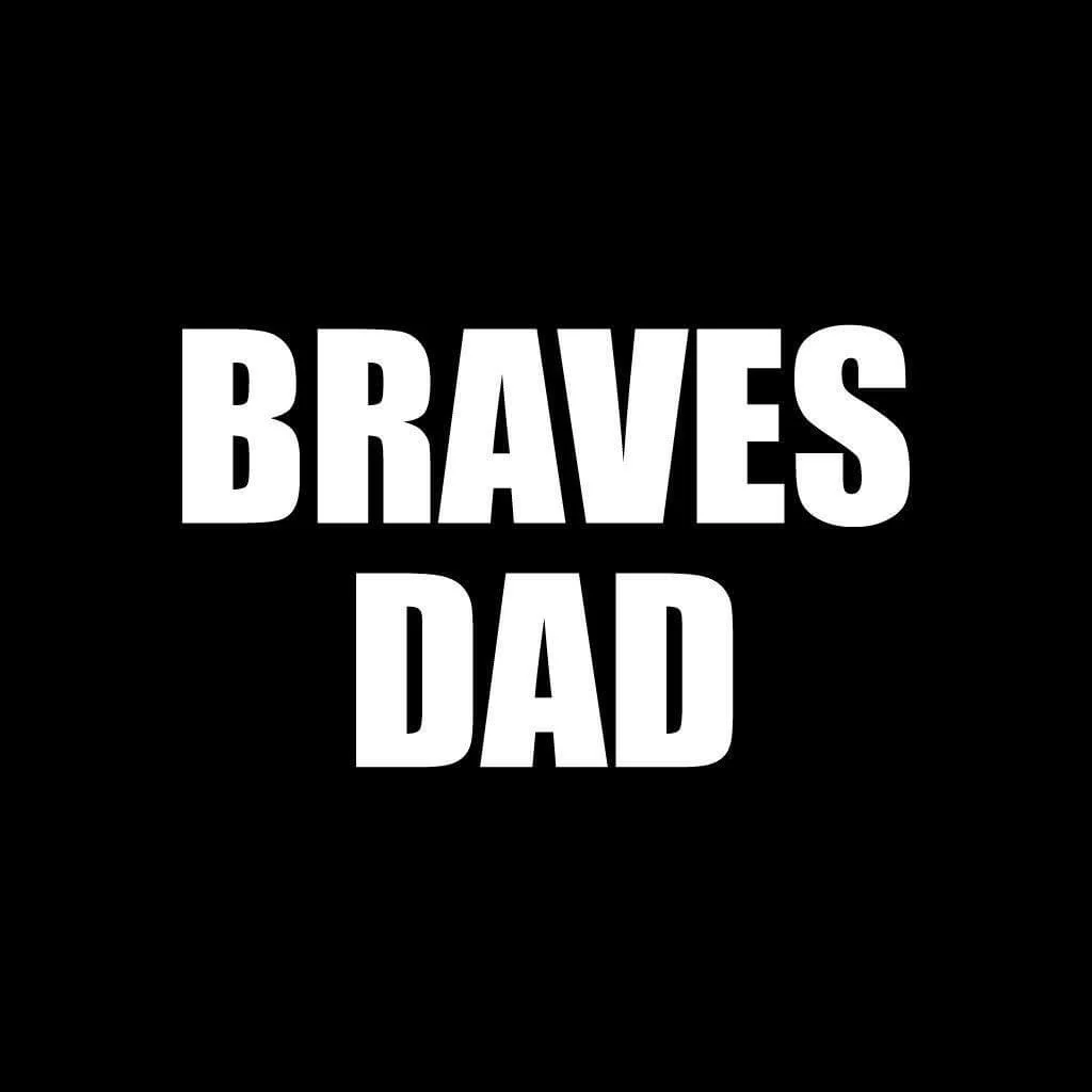 Braves Parents Black Folding Camping Chair Set of 2 - Image 2